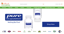 Desktop Screenshot of peachvitamins.com